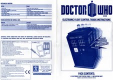 11th Doctor Flight Control Tardis Instructions