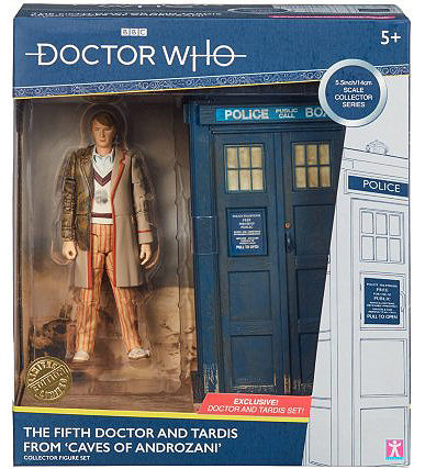B and M 5th Doctor and Tardis 2019