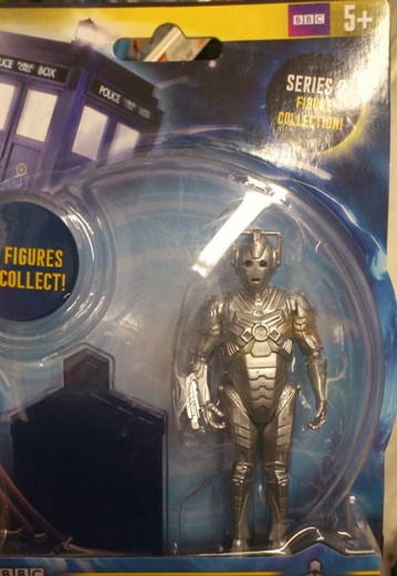 Cyberman Series 7 with Gun Arm but no Blue Chest detail