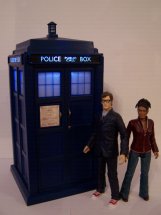 Flight Control Tardis with The Doctor and Martha Jones