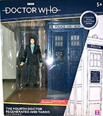 Fourth Doctor and Tardis Regenerated