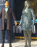 Hide Caliburn House Adventure Set Exclusive 11th Doctor and Hologram Clara