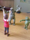 Slitheen & Child Slitheen with Sarah Jane