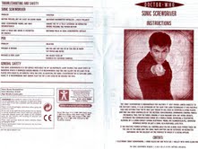Sonic Screwdriver Instructions