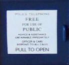 Tardis Cookie Jar Door Notice detail